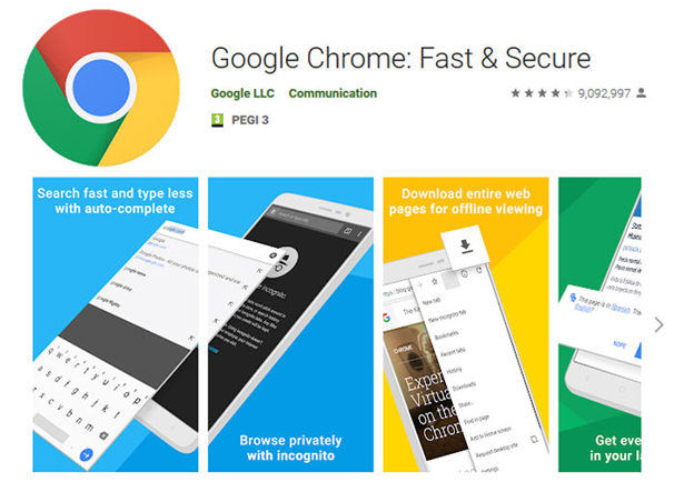Download Google Chrome Browser For Android Phone